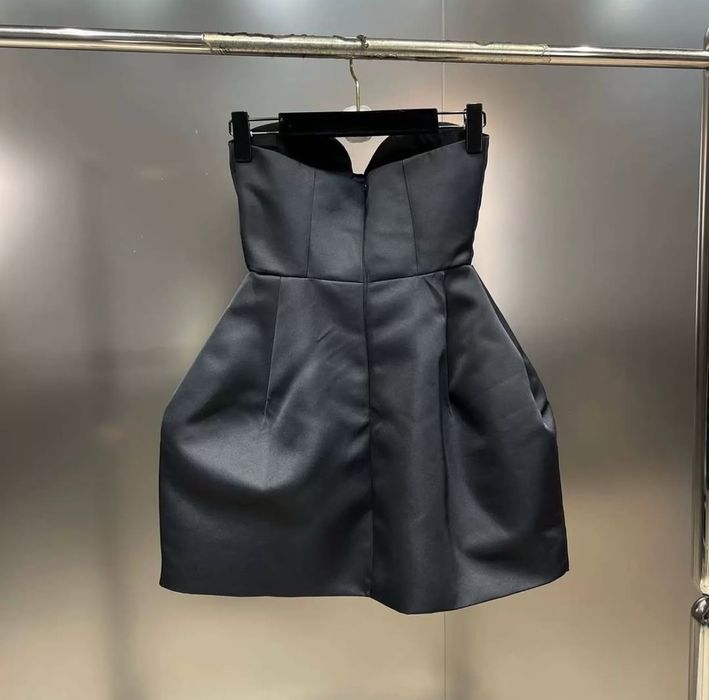 Мини платье чёрное