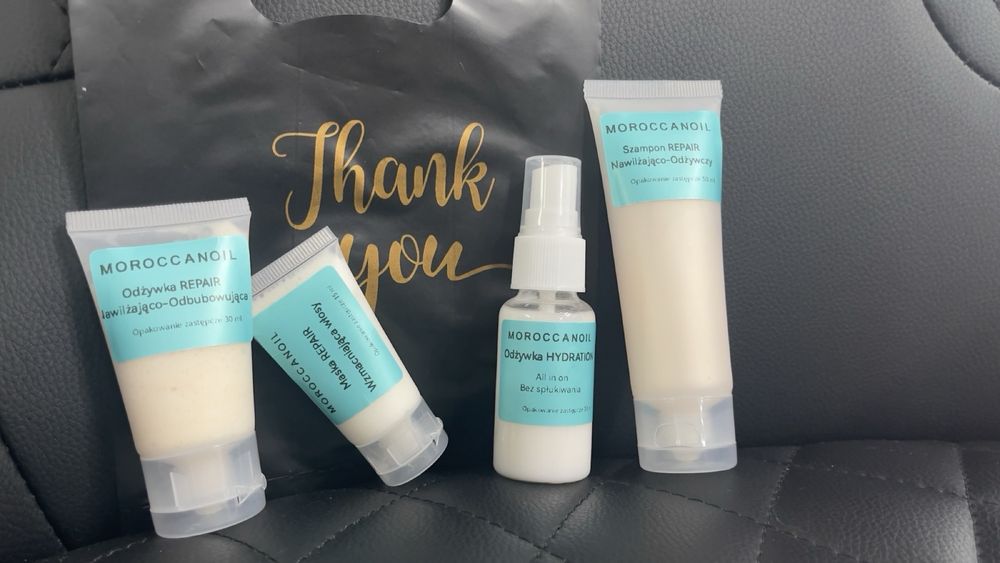 estaw mini kosmetyków do włosów | Moroccanoil | Na prezent lub podróż