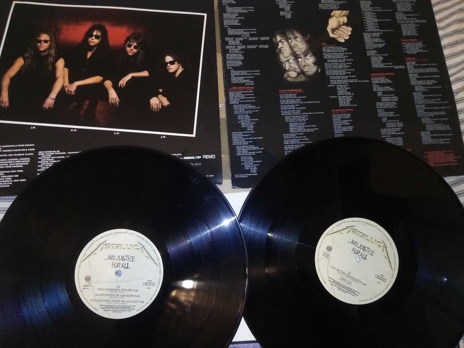 Vinil metallica - and justice for all 1988 vertigo first edition 2 lp