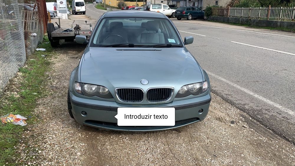 BMW série 3 E46 SEDAN 150cv 2002 cx automática só para peças