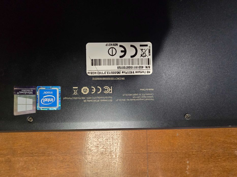 Computador Fortune V401 Plus Tátil