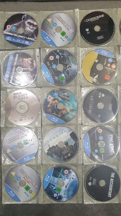 Kolekcja Jurassic Park i Planeta Małp Blu-Ray bez PL