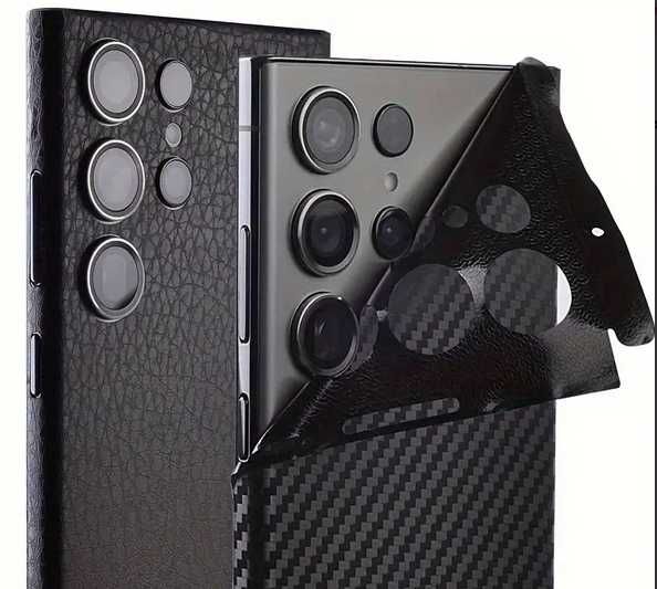 Плівка задню частину смартфони шкіра-малюнок, карбон, вініл текстур