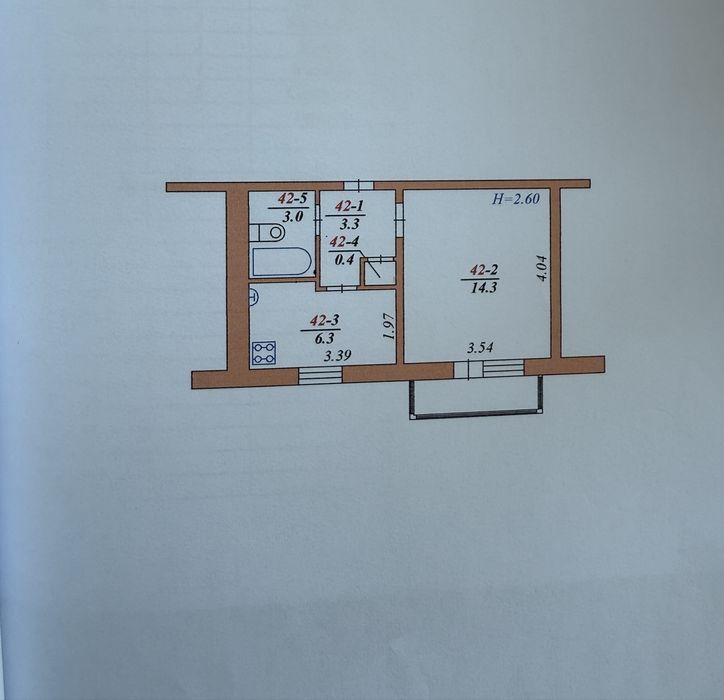 1-room apartment apartment by the address st. Kapelanska (area 30 m²) - Atlanta.ua - photo 2