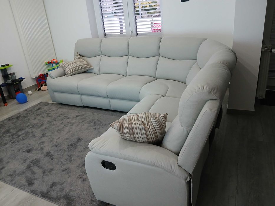 Sofá de canto cinco lugares