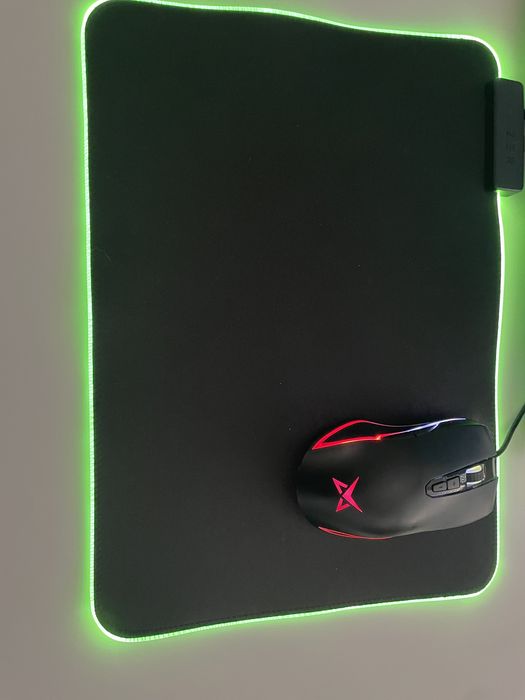 Rato e Tapete gaming como novo