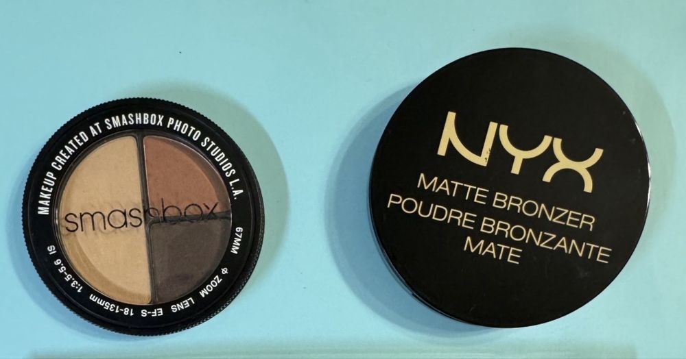 Бронзер Nyx + тіні Smashbox