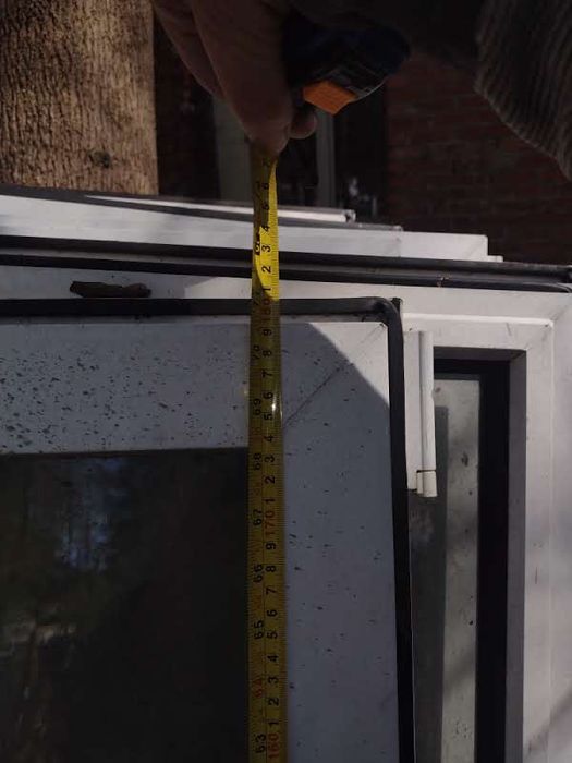 Okno pcv  60 x 180 niotwierane Fix witryna