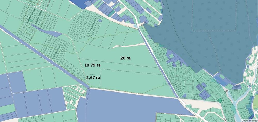 Земельна ділянка під забудову с. Осиково, Київська область. Land Sale
