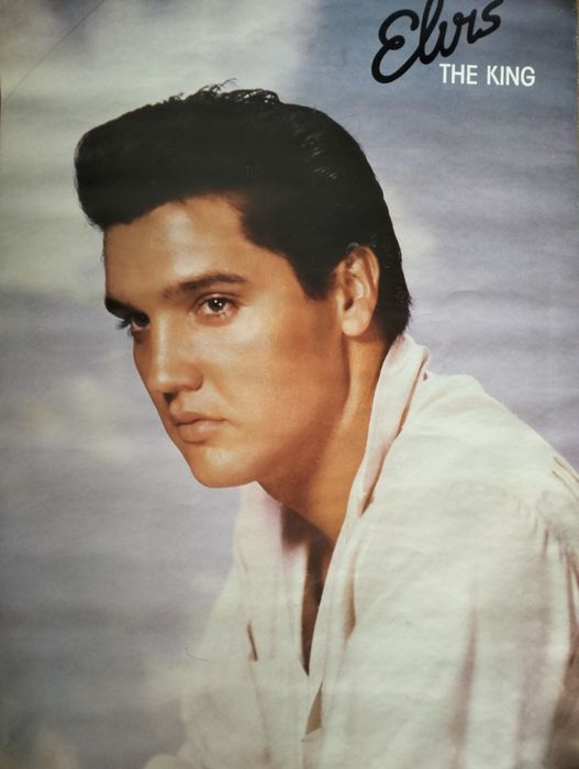 Antigo poster Elvis Presley