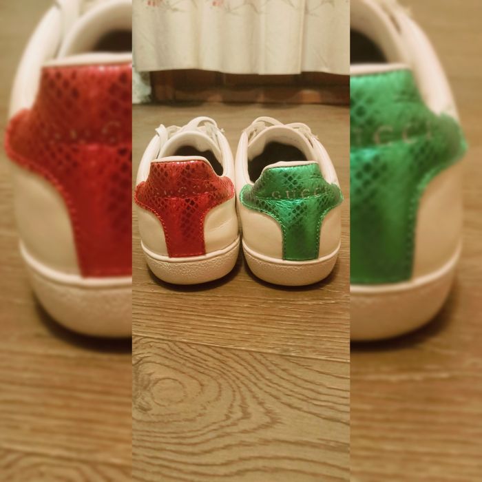 GUCCI белые кеды