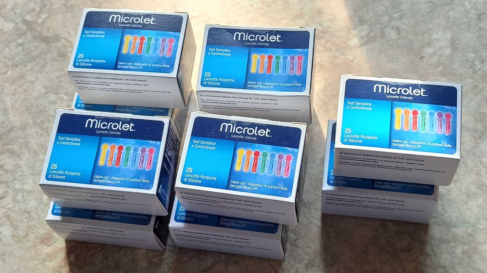 Ланцети з силіконовим покриттям Microlet (Мікролєт) 25шт