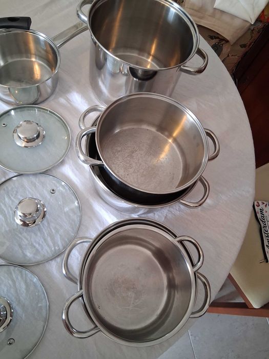 Trem de cozinha inox