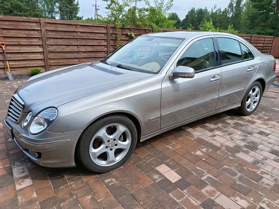 Mercedes-Benz Klasa E piękny, zadbany, super wnętrze, gotowy, kremowe skóry,2 x koła ksenony