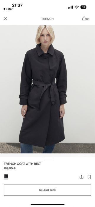 Тренч Massimo Dutti