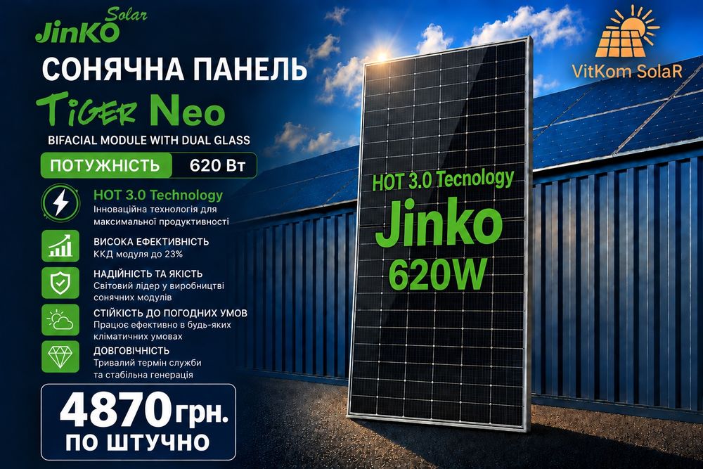 сонячні панелі , солнечныее панели Jаinko 620w