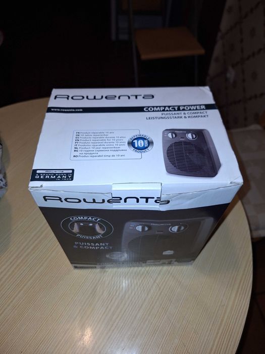 Aquecedor rowenta novo