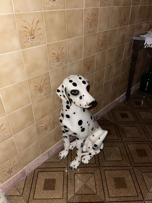Cão Dalmata Porcelana