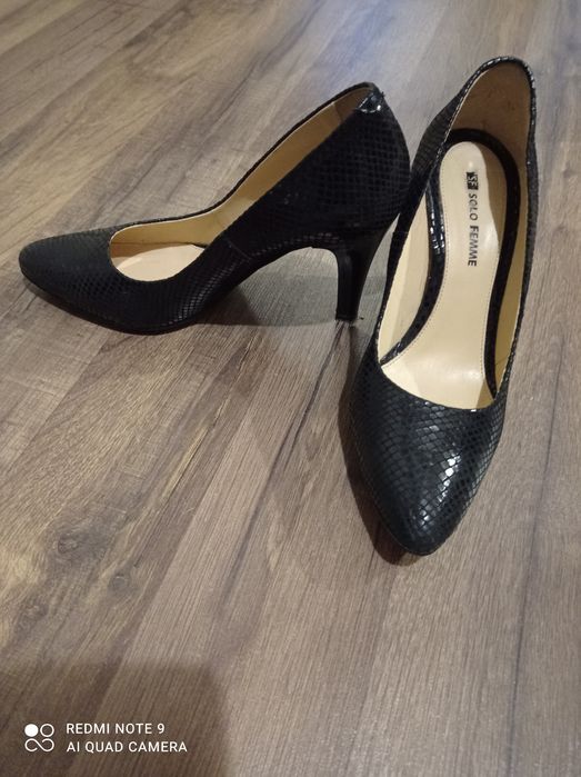 Туфлі жіночі чорні 38