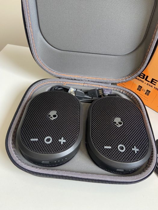 НОВІ вологозахищені Bluetooth-колонки Skullcandy Kilo (Пара 2 шт. + кейс)