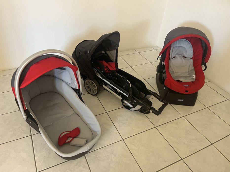 Trio Chicco em muito bom estado.