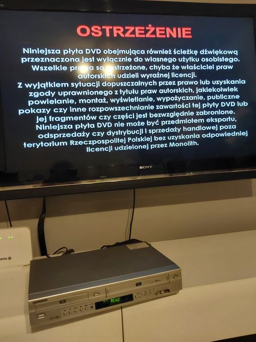 Samsung SV-DVD440 MP3 DVD/VCR DUAL DECK Magnetowid z pilotem