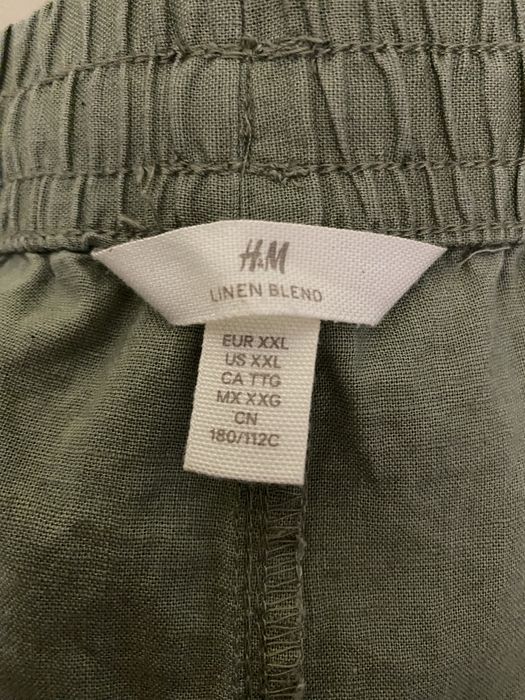 Лляні штани H&M великого розміру
