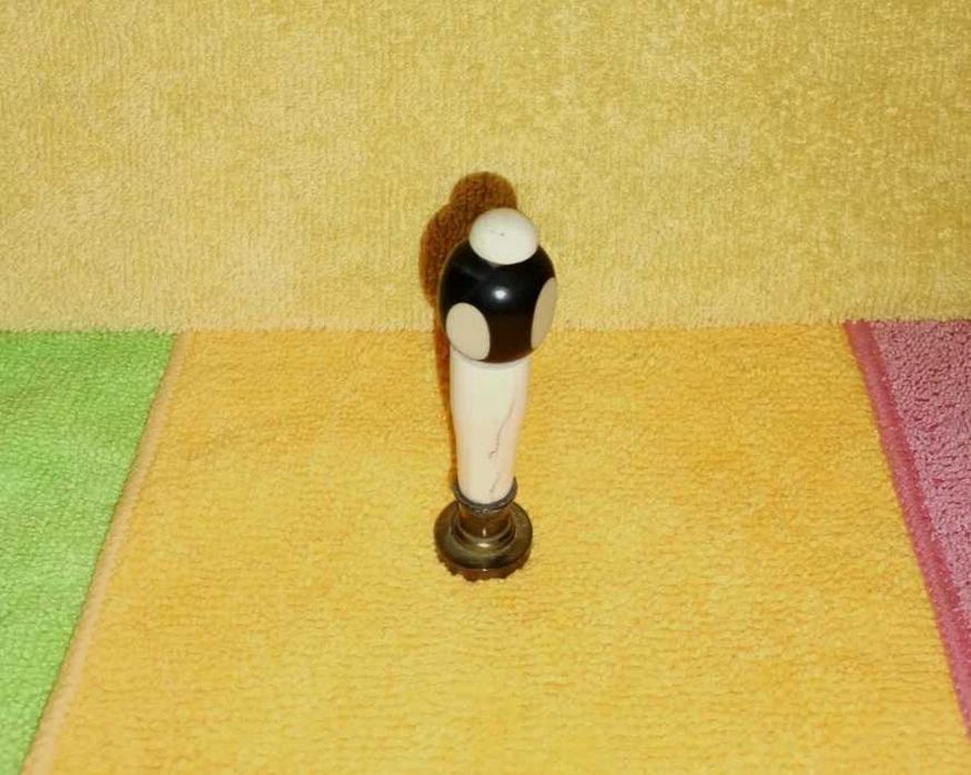 SINETE de mesa, do século XIX, com monograma e caixa original
