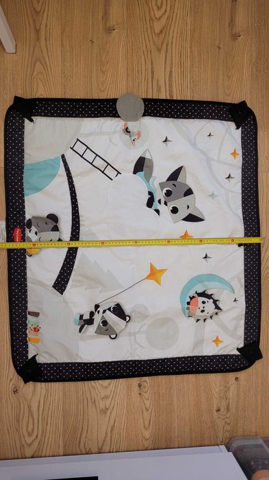 Mata edukacyjna - szara, kontrastowa, dźwięk | Tiny Love 0+ | stan BDB