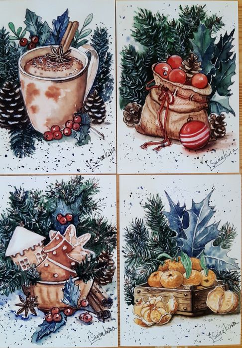 Оригинальные открытки от художника