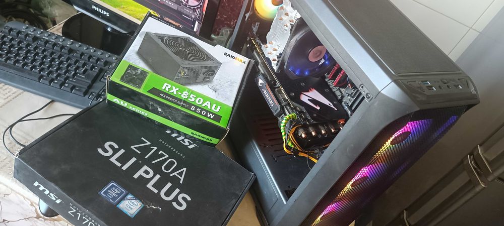 Игровой ПК Core i7 / GTX 1080 Ti 11GB / 120GB SSD + 500GB / 850W