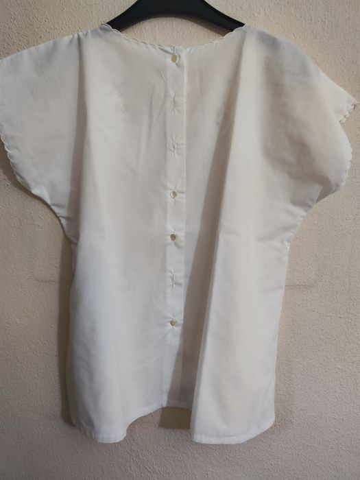 Blusa bordado da Madeira n 38, branca