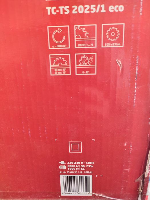 Serra de bancada Einhell TC-TS 2025/1