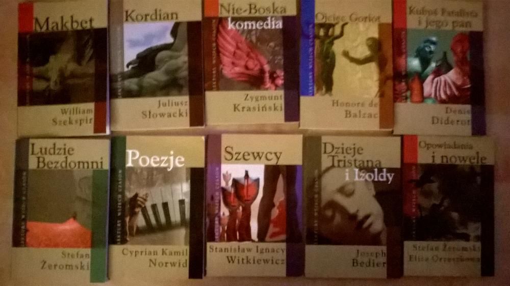 Lektury Wesele Hamlet Zemsta  Orso Antygona Siłaczka Dym i inne
