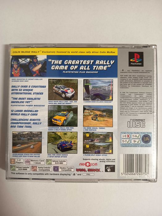 Colin McRea Rally PSX PS1 PlayStation angielska komplet (1)