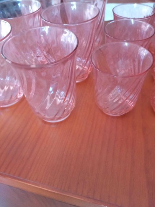 Conjunto de copos Vidro e Par copos Sagres