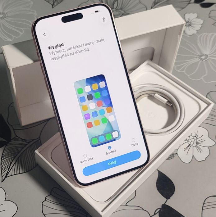 iPhone 15 plus 256 GB różowy - stan idealny