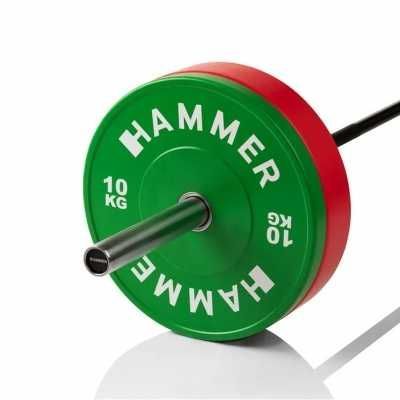 Obciążenie bumper 10 kg HAMMER 50mm - sklep stacjonarny