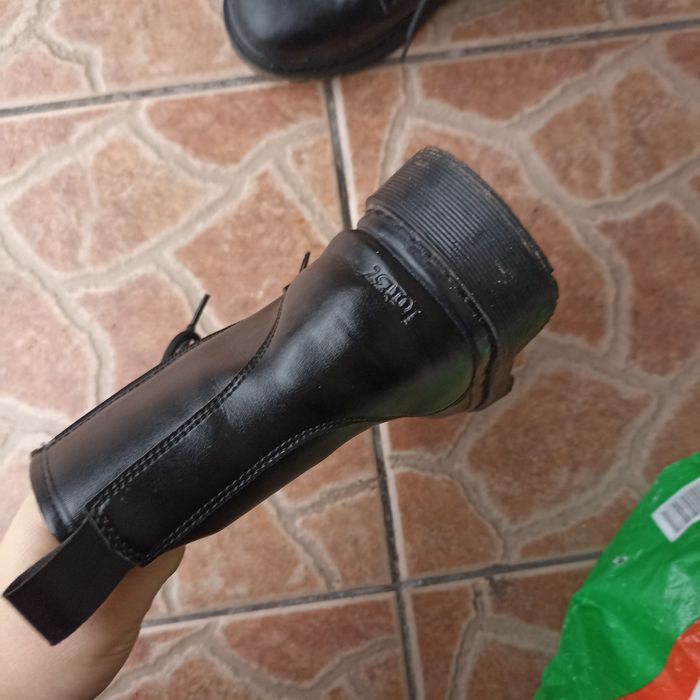 Buty botki loft37 czarne ekoskóra