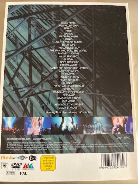 David Bowie A Reality Tour Live