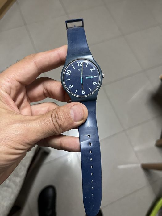 Relógio swatch azul
