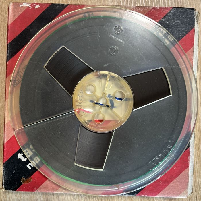 Taśma magnetofonowa szpulowa STILON PRL 18 cm W PUDEŁKU