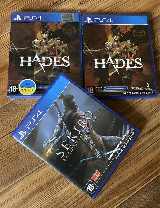 Sony PS4: Doom, Sekiro, Assassins Creed,Call of Duty, Dark Souls,Hades