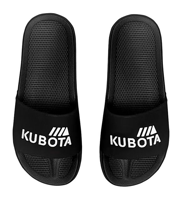 Kubota Modne Klasyczne Popularne Czarne Klapki Unisex Basic rozm 41