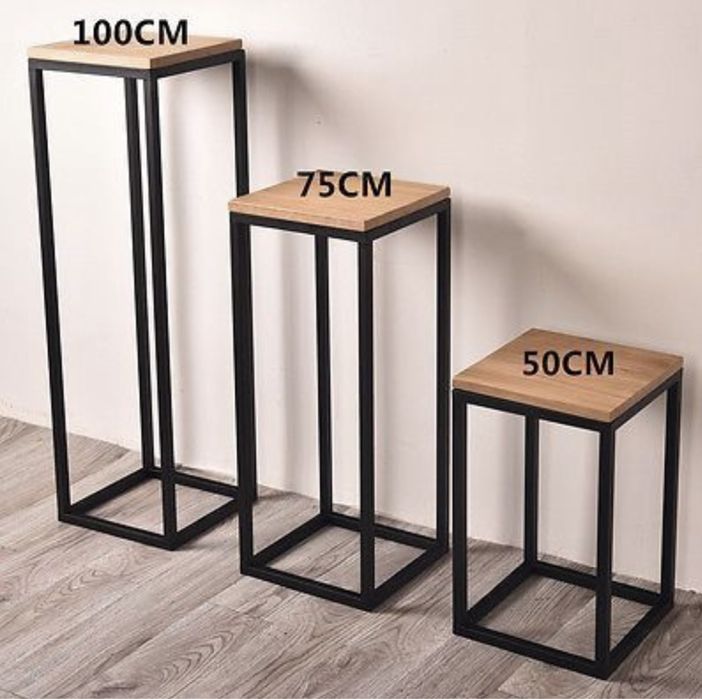 Kwietnik metalowy loft