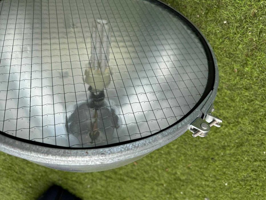 Candeeiro industrial em aço galvanizado - NOVO PREÇO