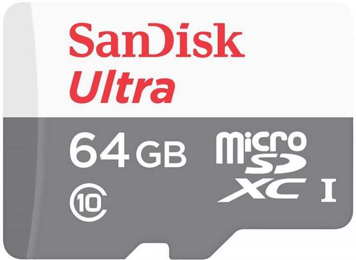 Карта памяти 64 гб SanDisk Ultra
