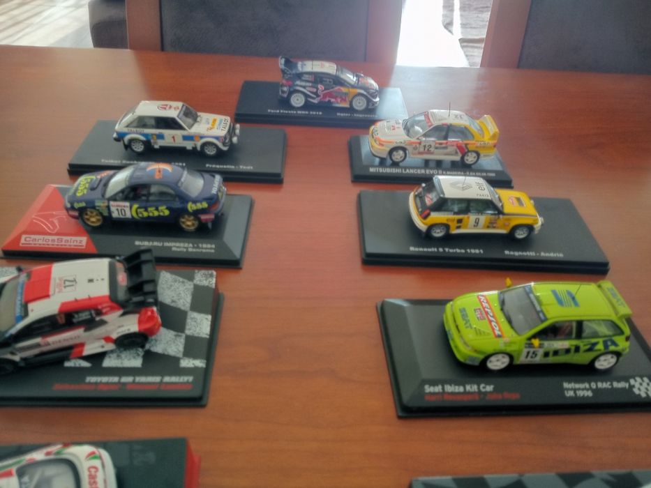 Carros rally miniatura  1:43