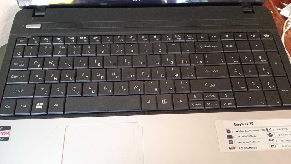 Ноутбук packard bell Easy note TE