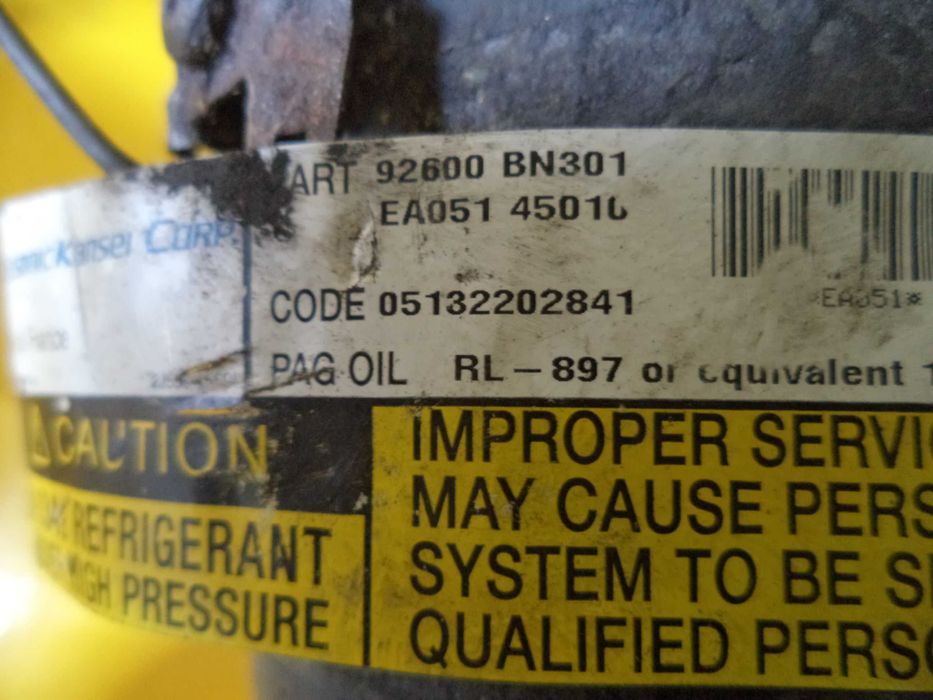 Компрессор кондиционера Nissan Primera (P12) Nissan Almera (N16) 2,2 D